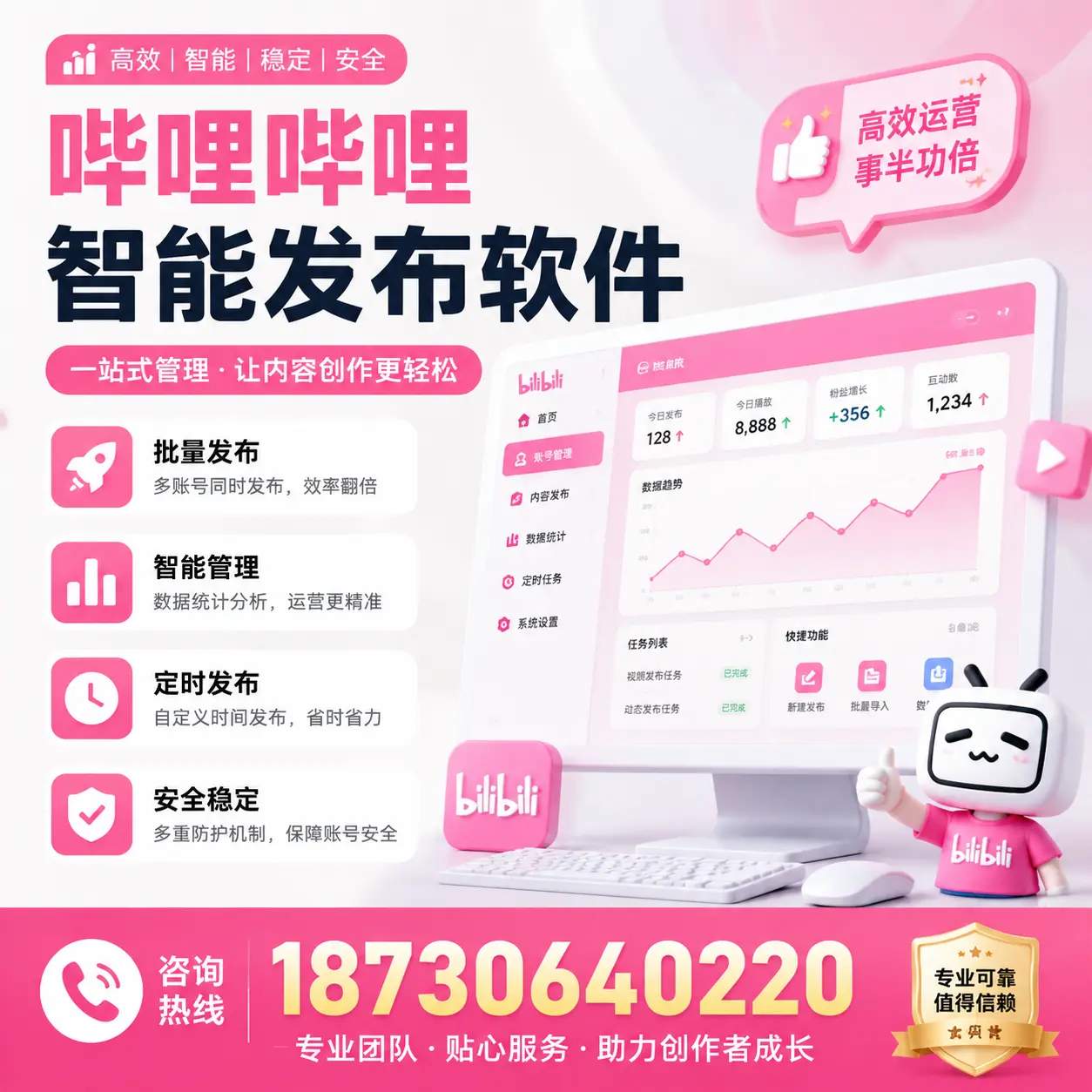 如何评估哔哩哔哩智能发布软件的ROI?新乡 企业必读